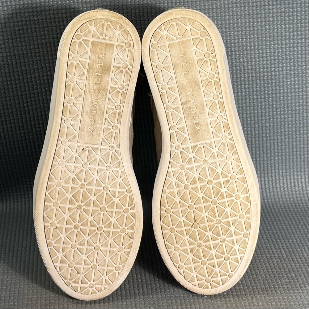 Yellow Box Women’s Edisia Fashion Platform Sneakers Bone Size 9‎ - Picture 8 of 9